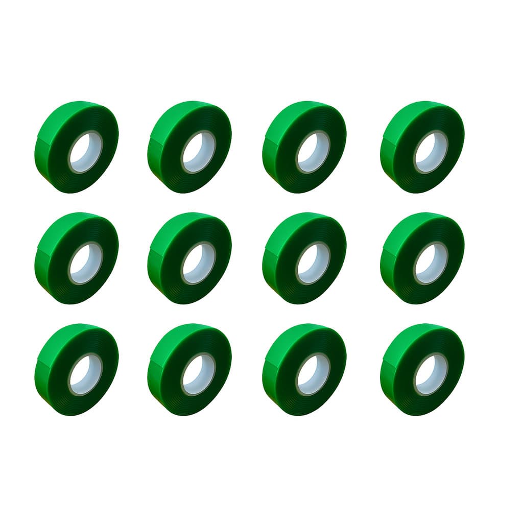Kit 10 Rolos - Fita Adesiva Dupla Face Massa Acrílica Transparente 15mm X 2mts