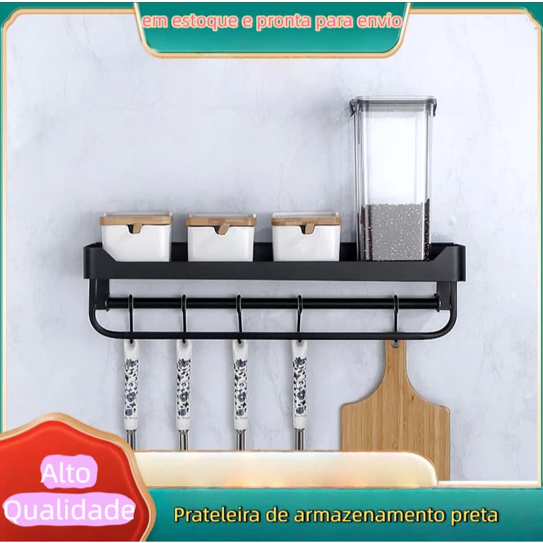 organização de banheiro e cozinha doméstica organizador resistente à água fácil instalação