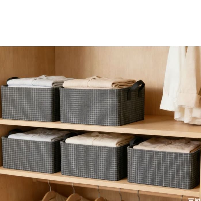 Caixa De Armazenamento De Roupas Arrumados Grade Para Roupa E Calças