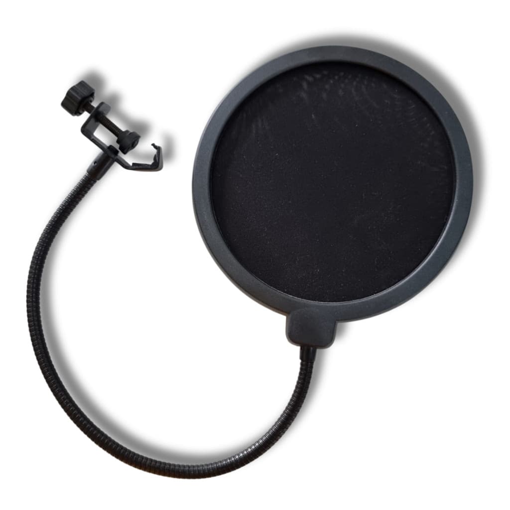 Pop Filter Protetor para Microfone de Estúdio Gravação Usado