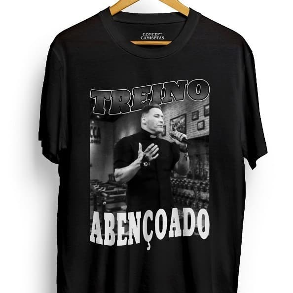 Camiseta Treino Abençoado Camisa Fitness Academia Vintage Premium - Envio Imediato