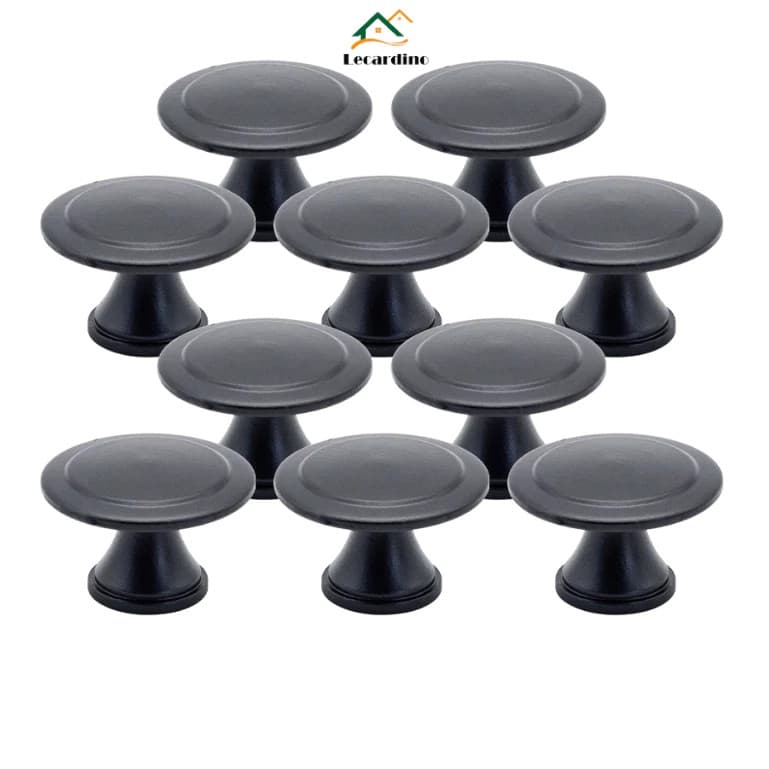 Kit 8\12 peças Puxadores De Porta Armário Gaveta Do Cozinha Metal Preto, prata, ouro