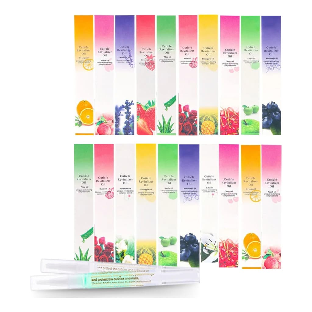 Kit 100 Caneta Óleo Hidratante Revitalizador Cutícula Unhas