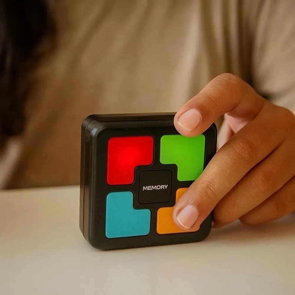 Jogo Memória Infantil Luz Som Educativo Sequência Criança Aprendizado Cognitivo Achadinhos