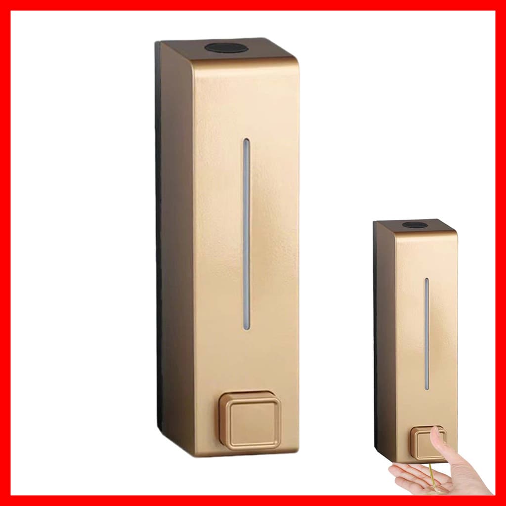 Saboneteira de parede 600ml, saboneteira tipo push, dispensador manual, essencial para banheiro