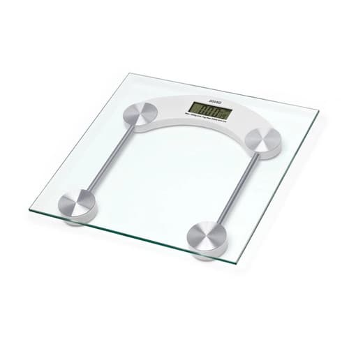 Balança Digital Eletrônica Vidro Capacidade 180kg Alta Precisão Multiuso Design Moderno Resistente