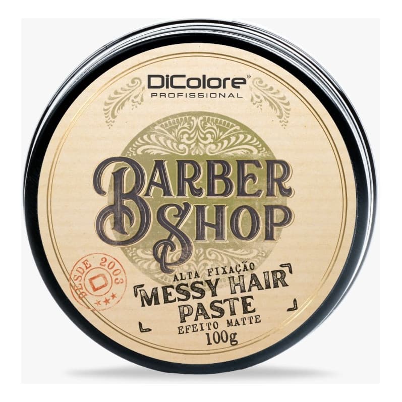 Pomada Cera Pasta Para Cabelos E Barba Messy Hair 100g