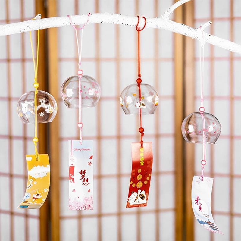 Sino De Vento Japonês Japão Sinos Feitos À Mão Furin De Vidro Decorações De Casa Spa Cozinha Decoração De E