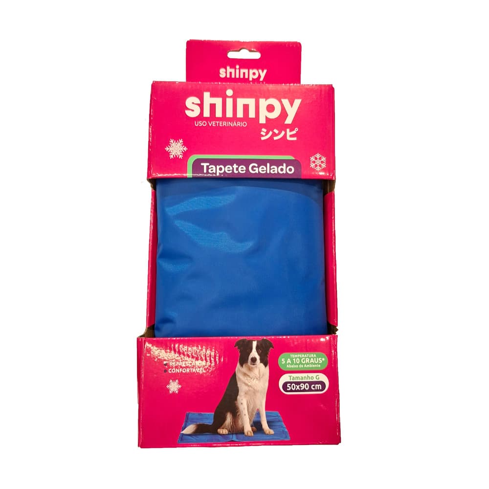 Tapete Gelado Shinpy para Cães e Gatos Tamanho G 50x90cm