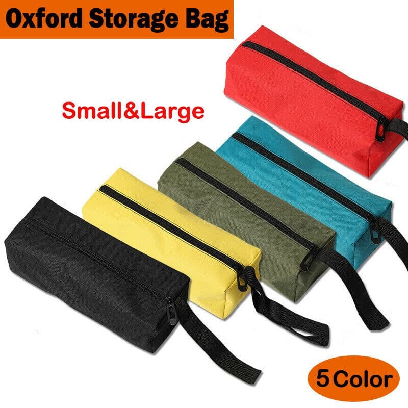 Oxford Pano Ferramenta De Armazenamento Saco Chave Inglesa Zip Bolso Organizador Carry Case Bolsa 5 Cores