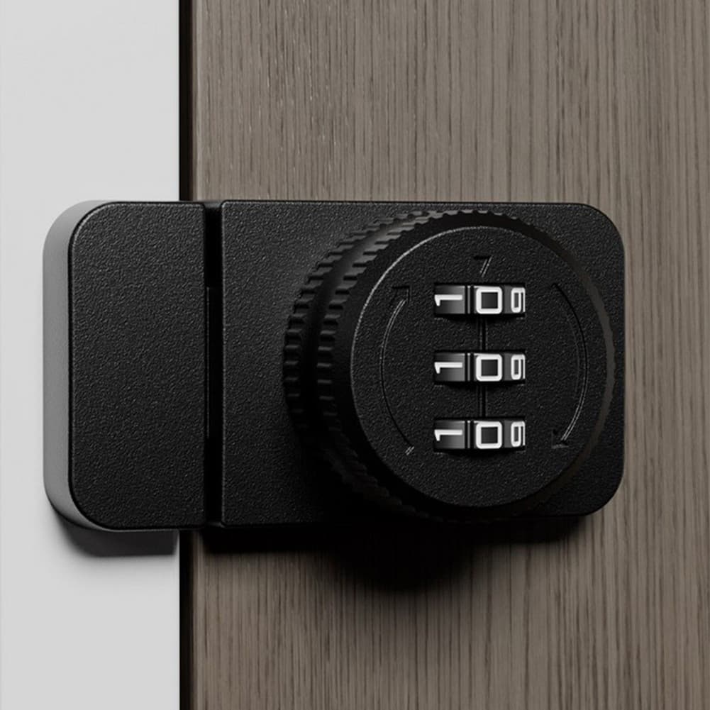 [LLMA] 3 Fechadura De Combinação Digital Sem Chave Com Senha De Exibição De Hardware Para Porta De Armário