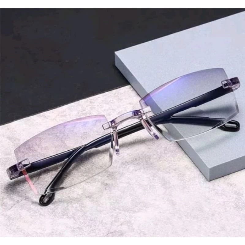 Óculos de Zoom Automático Inteligente para homens e mulheres, óculos de leitura com filtro azul