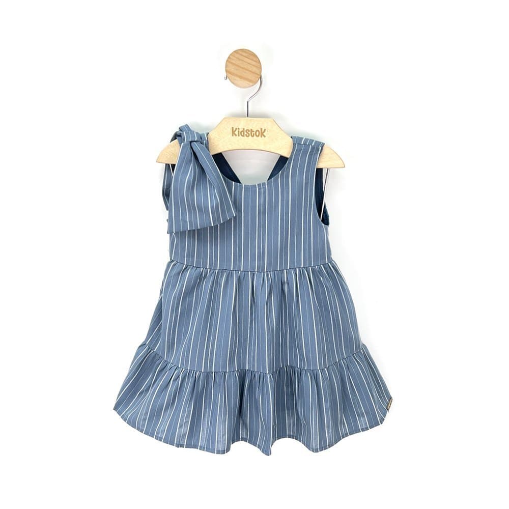 Vestido Menina Listrado Fio Tinto - Colorittá