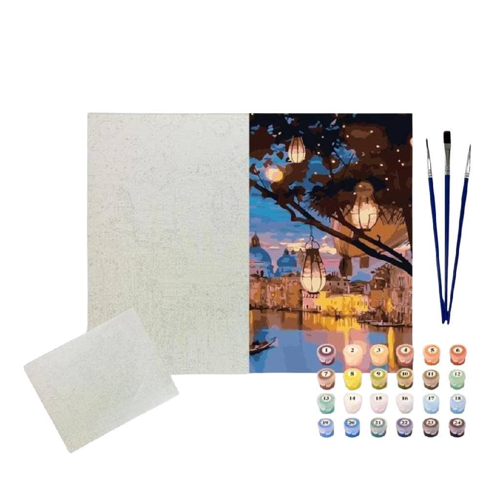 Pintura Numerada Arte Terapia 40X50cm Venice