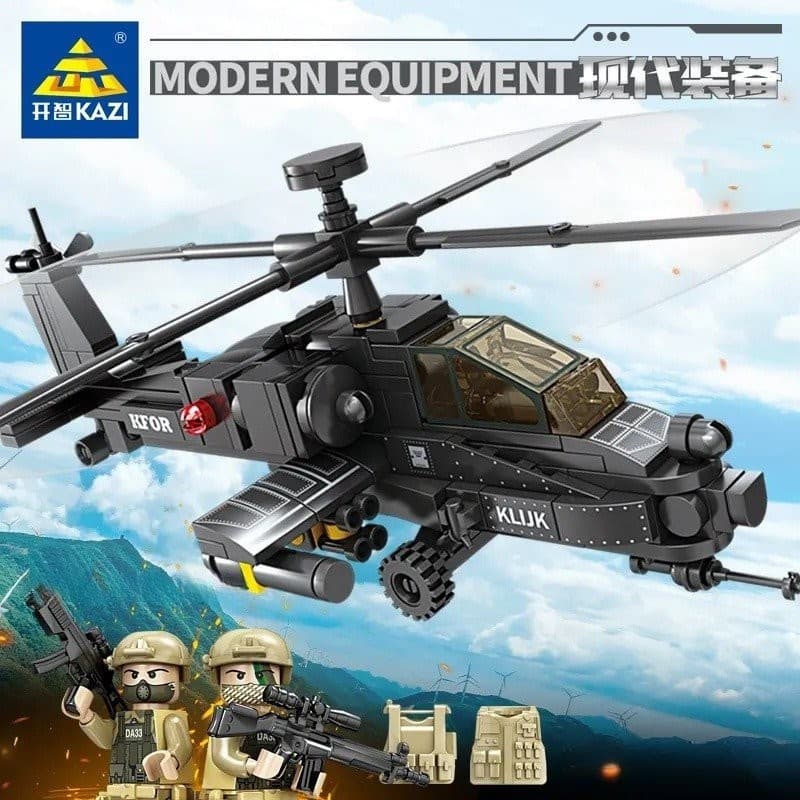 Compatível Com Helicópteros Policiais Da Série Militar , De Combate Montados Em Blocos De Construção De Aeronaves