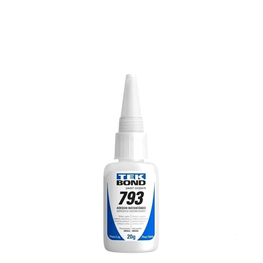 Cola Instantânea 793 20g Tek Bond Artesanato Acrigel Unha Postiça (S26)