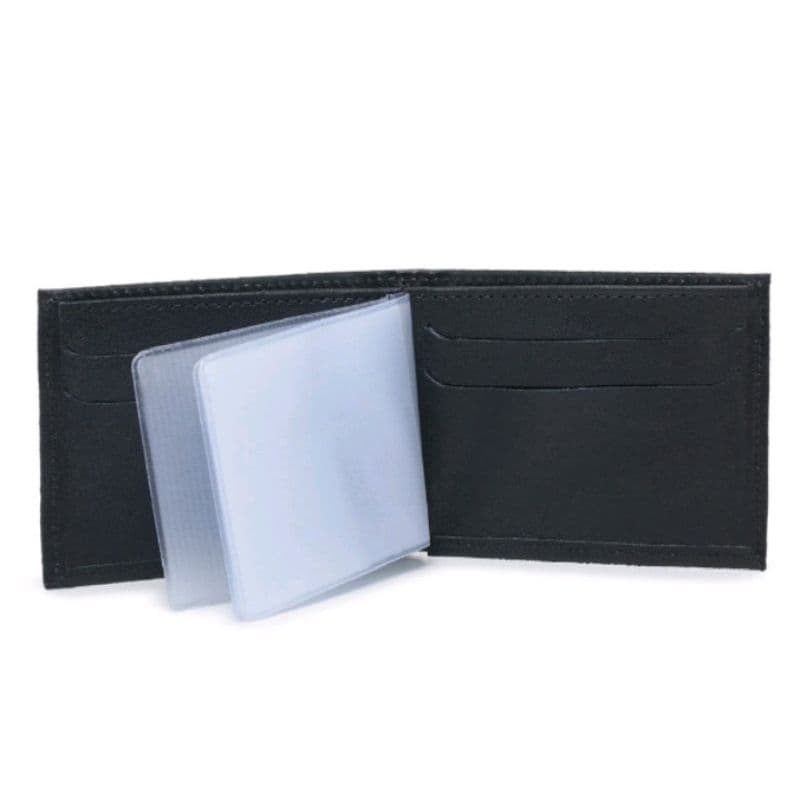 carteira SIMPES TRADICI0NA toda em couro masculina pequena porta cartão notas  com caixa linda