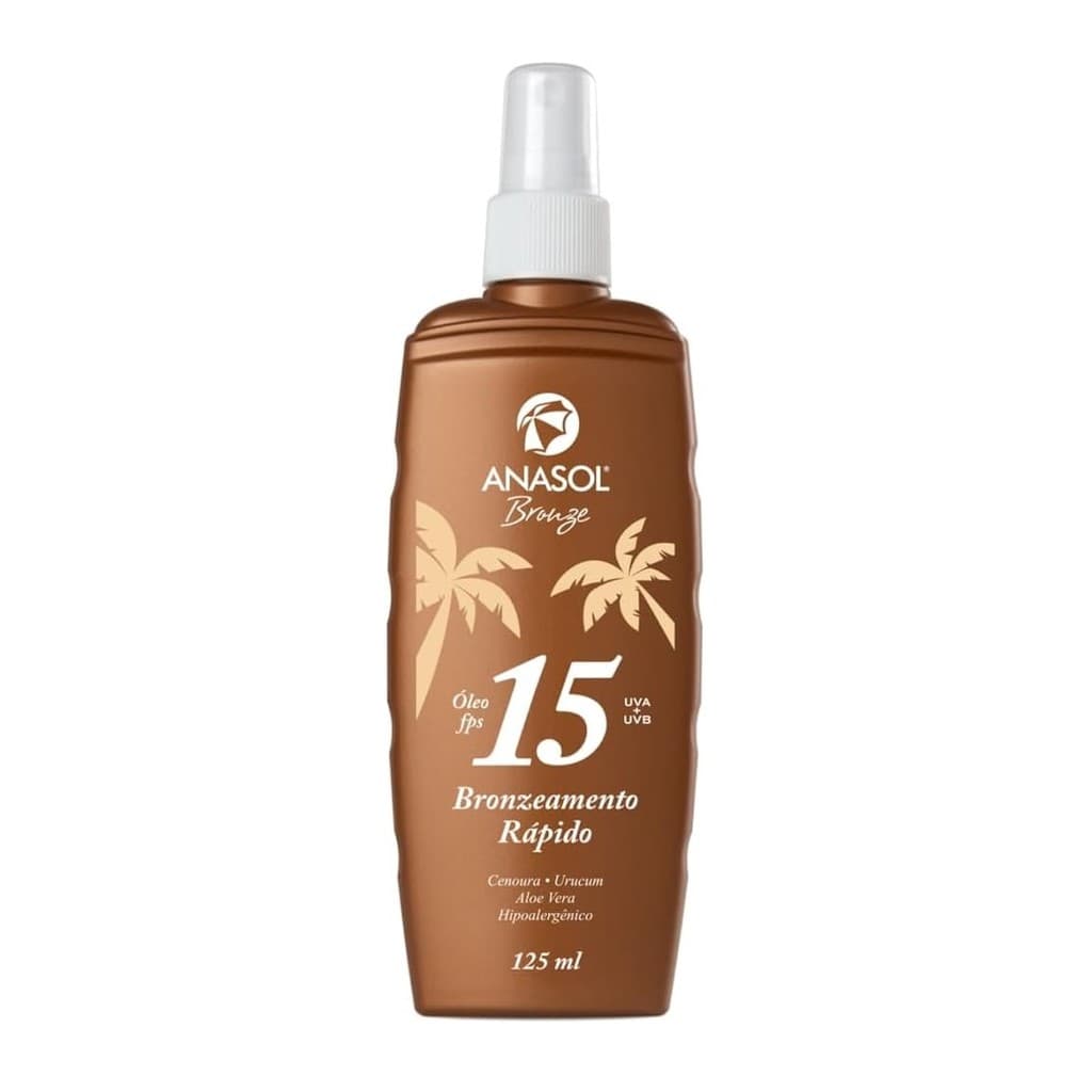 Óleo Bronzeador Spray FPS 15 - Anasol 125ml