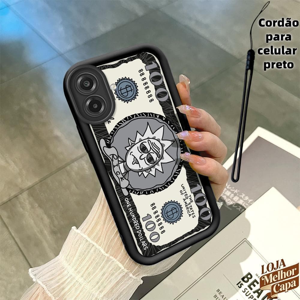 Capinha Com Anime Rick Morty Capa De Macia Para Para Samsung Galaxy A07 4G 5G Silicone Protetora Normal Case 5299 TYB