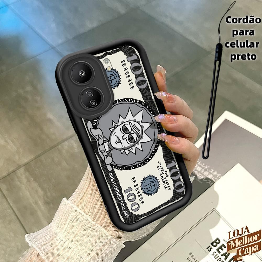 Capinha Com Anime Rick Morty Capa De Telefone Macia Para Xiaomi Redmi 13C Poco C65 Silicone Protetora Capas 5299 TYB