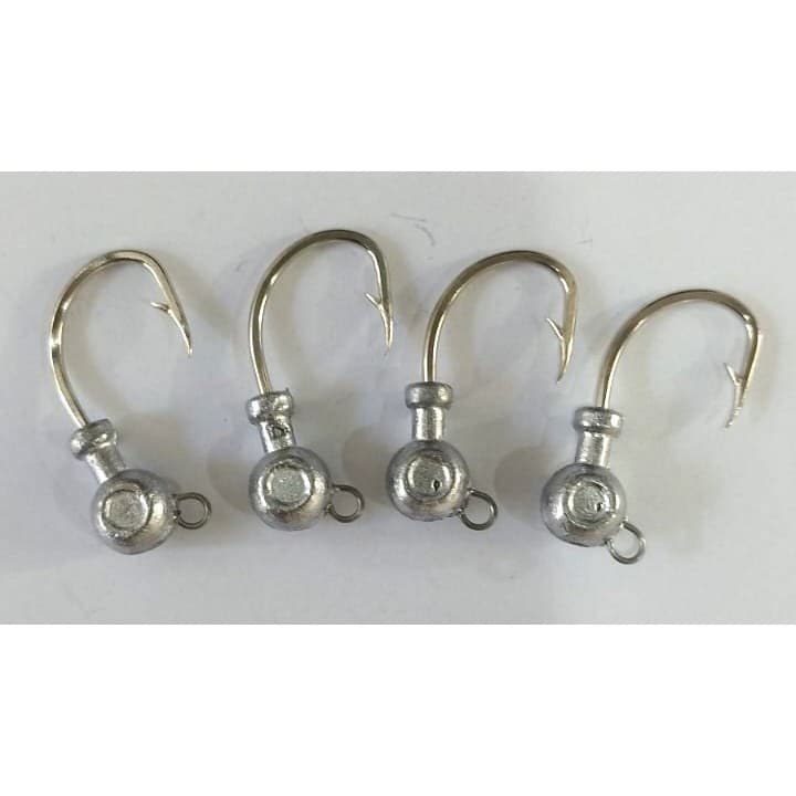 Micro Jig head com olho sem pintura anzol 12147 Marine sports