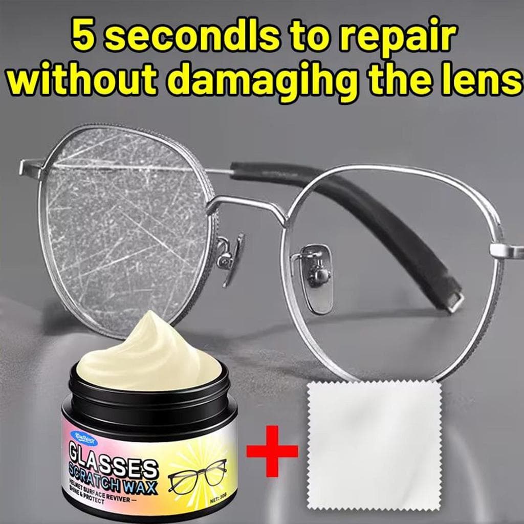 Removedor De Arranhões De Óculos , Creme Reparador Com Lentes De Pano , Para Estudantes E Adultos acebnbr