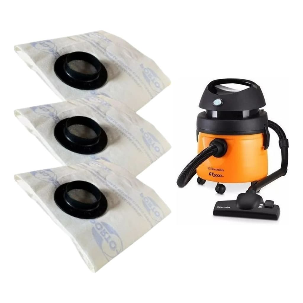 Saco Aspirador Pó Água Wap Gt2000 Descartável Papel 3un