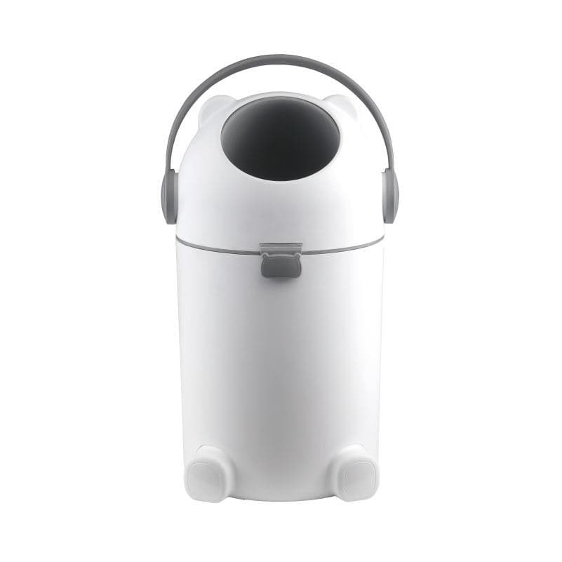 Lixeira Antiodor 15 Litros para Fraldas de Bebe Banheiro Quarto Pet Magica Grande Branca
