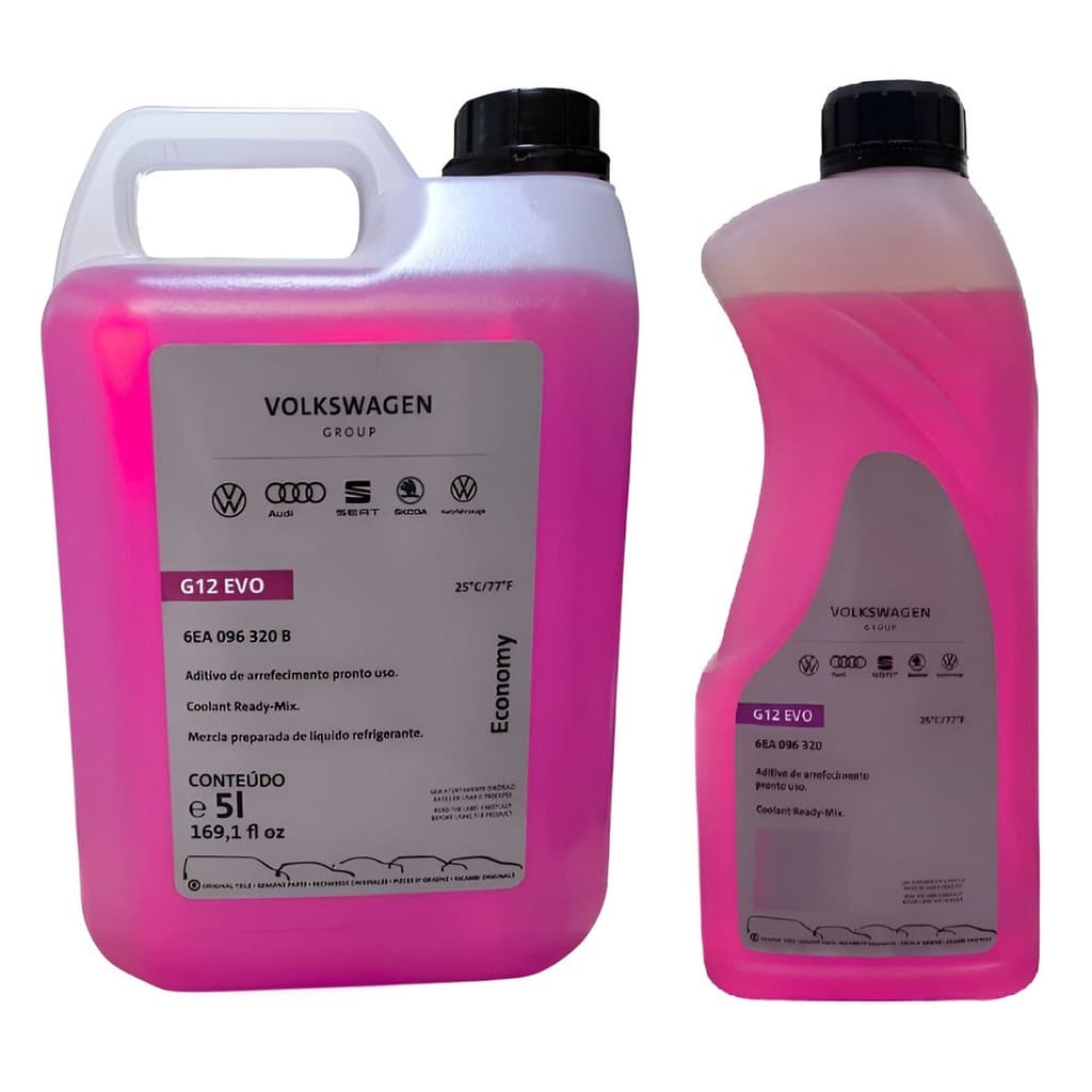 Kit Aditivo Radiador Volkswagen G12 Evo Pronto Uso 6 Litros
