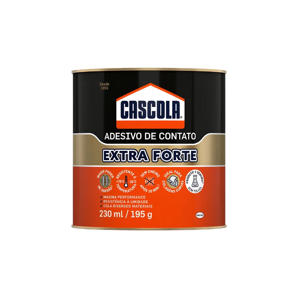 CASCOLA EXTRA SEM TOLUOL 195g