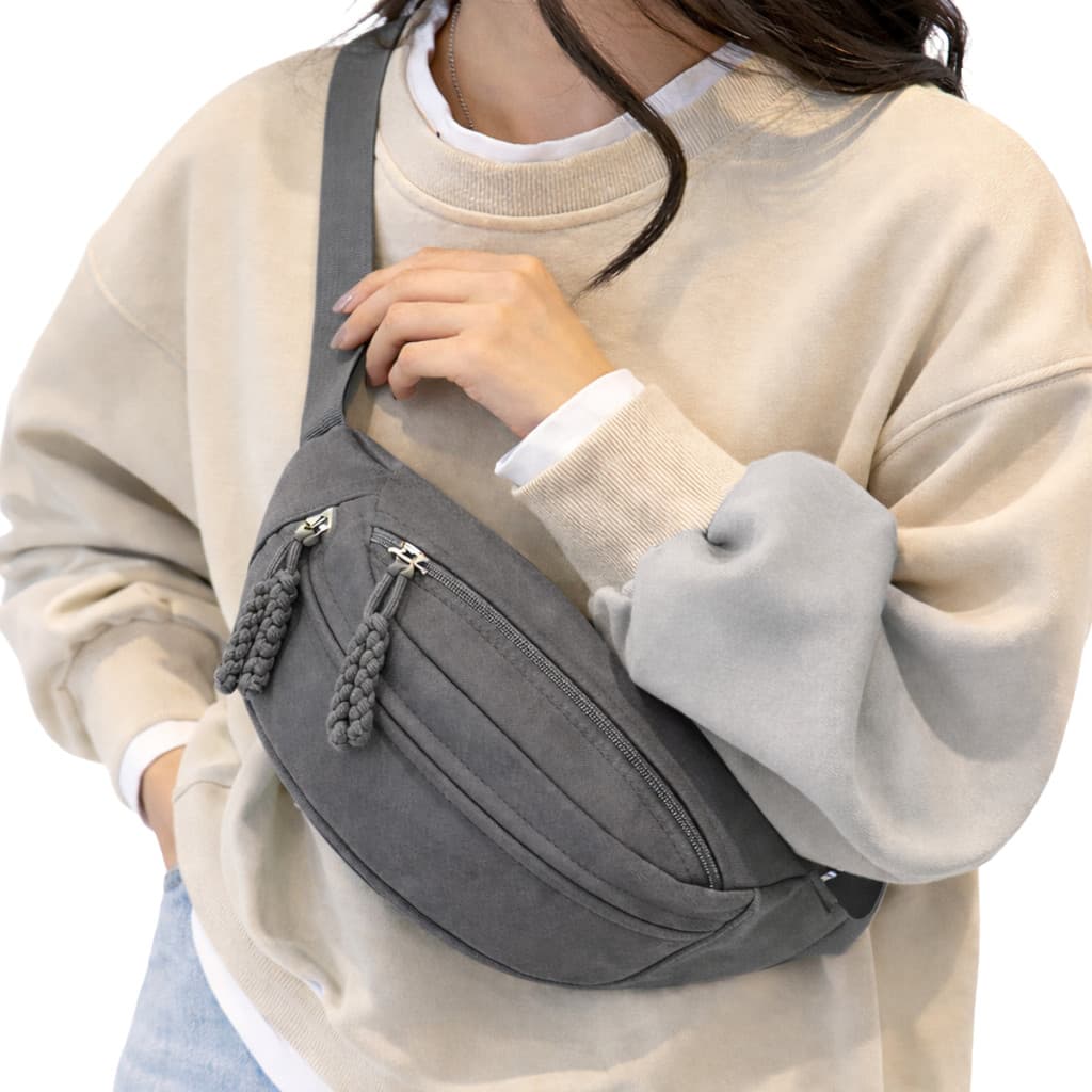 Pochete Bolsa Bag Transversal Unissex Impermeável Tiracolo Leve e Compacta Funcional Ideal para Dia a Dia Shows Viagens