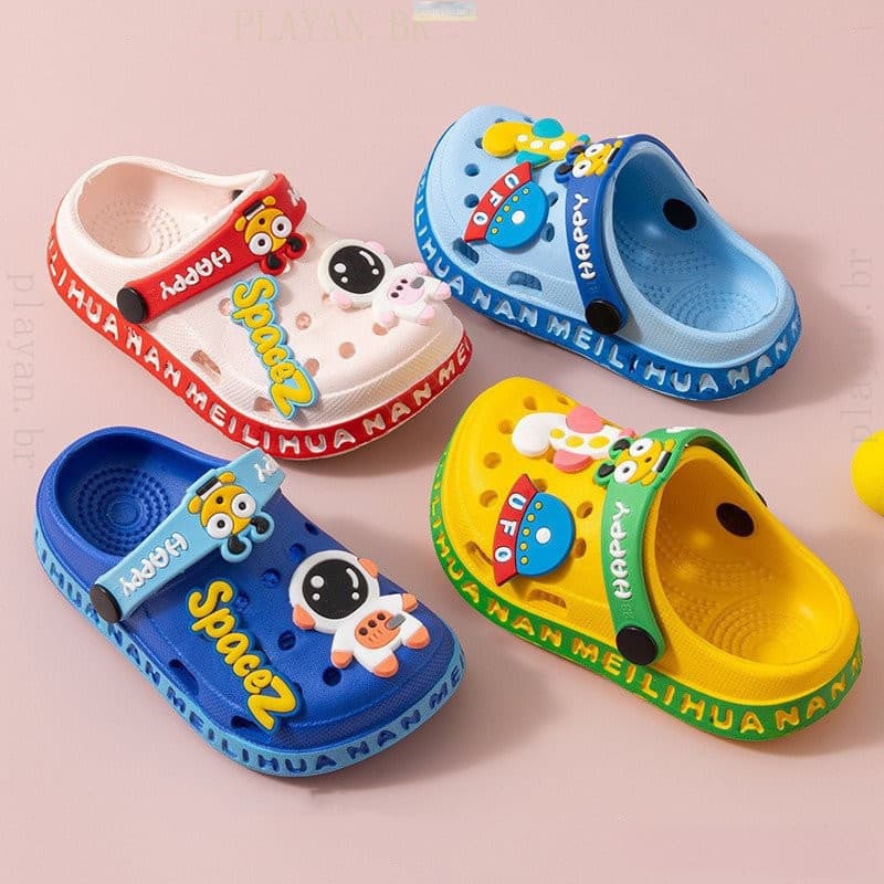 Sapatos De Sola Macia Antiderrapantes Para Crianças Sandálias E Chinelos EVA