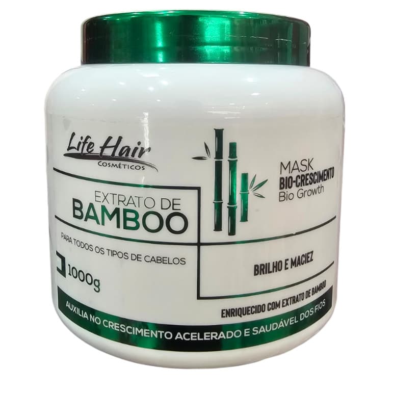 Creme Mascara Extrato Bamboo Life Hair Profissional 1kg