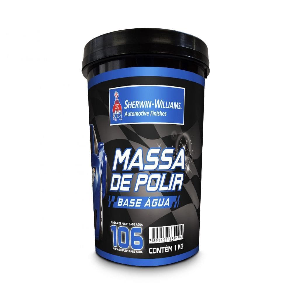 MASSA DE POLIR BASE ÁGUA Nº2 - 106 1KG SHERWIN WILLIAMS