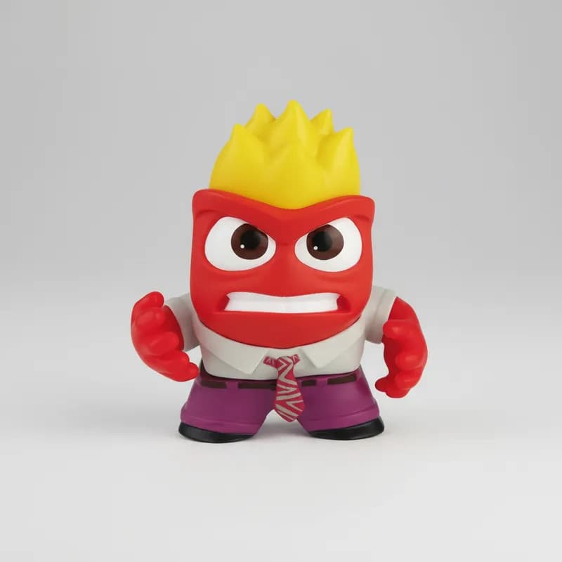 Boneco De Vinil - Divertidamente - Raiva - Líder Brinquedos