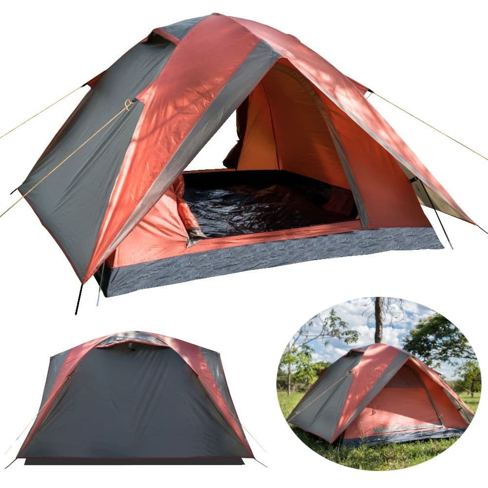 Barraca para Acampar 3 Pessoas Vênus 2500mm Barraca de Camping Acampamento Outdoor