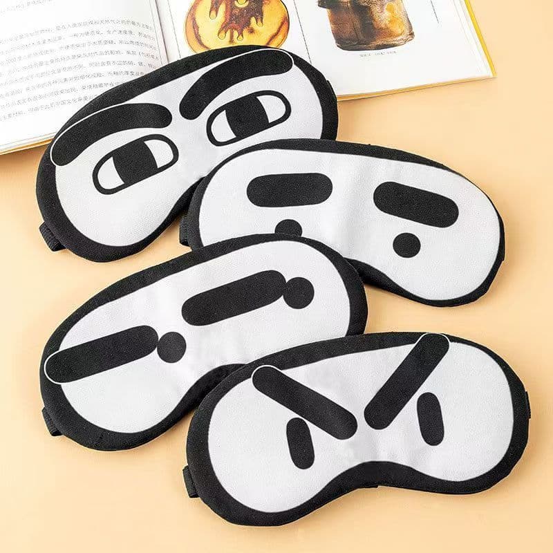 Engraçado engraçado único adulto máscara de proteção para os olhos dormir saco de olho sombreamento dormir respirável do