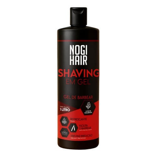 Shaving Gel Refrescante Profissional 1kg Mentolado | Gel de Barbear Masculino Ideal Para Barbearia