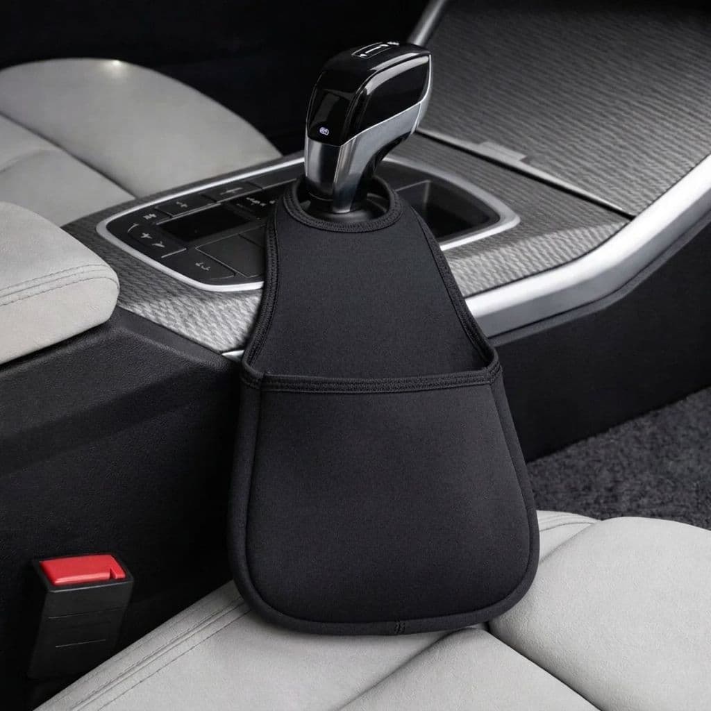 Lixeira para Carro Organizadora com Alça, Compacta, Facil limpeza e fixação no console