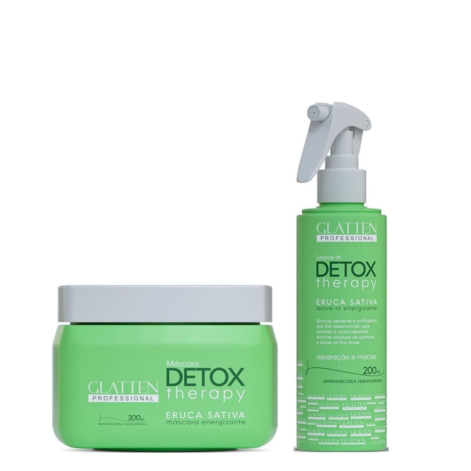 Glatten Detox Therapy Máscara e Leave-in