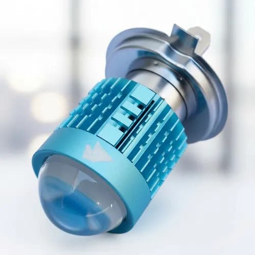 Lâmpada Led H4 Moto Super Branca Farol Efeito Xenon 6500k H4