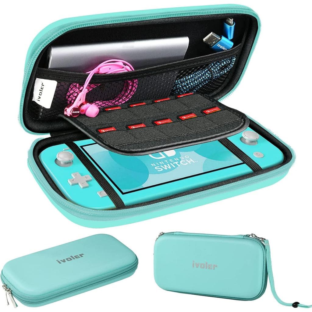 Estojo de Transporte ivoler para Nintendo Switch Lite, Bolsa Rígida Ultra Fina e Portátil para Viagem, para Acessórios d
