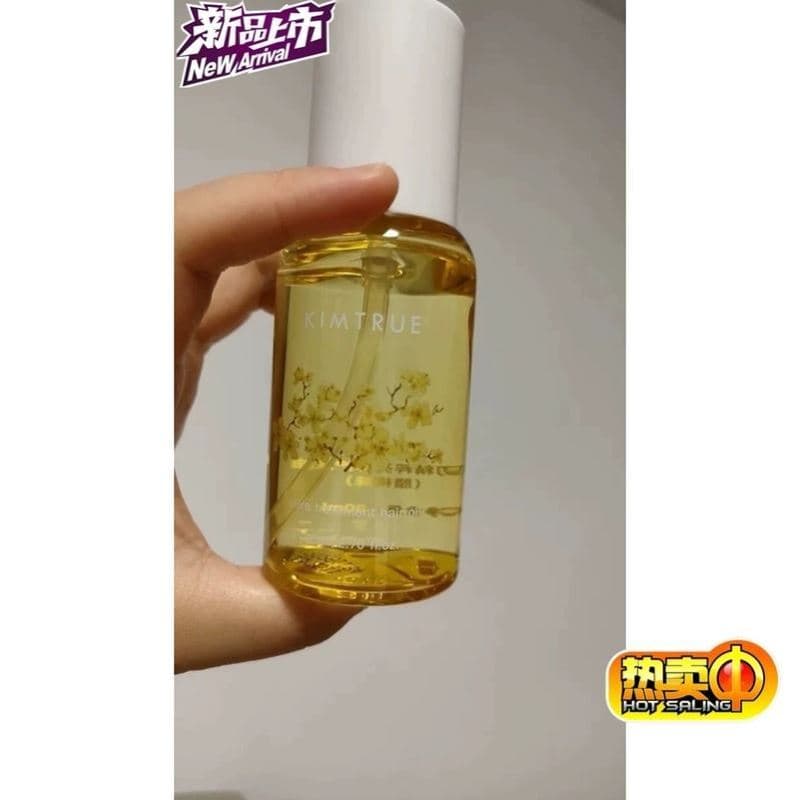 KIMTRUE KIMTRUE Óleo de Essência de Cabelo de Essência Dupla 80ml Óleo Essencial de Óleo Essencial de Reparação Suave Fi