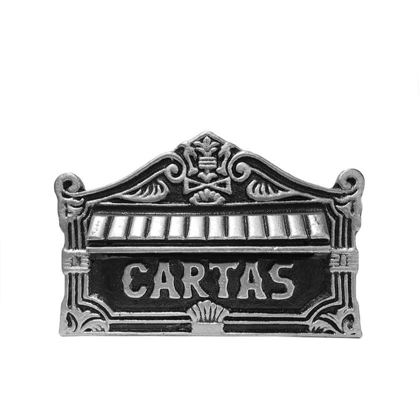 Caixa de Correios Cartas Correspondencia N.11 Aluminio Prata Real