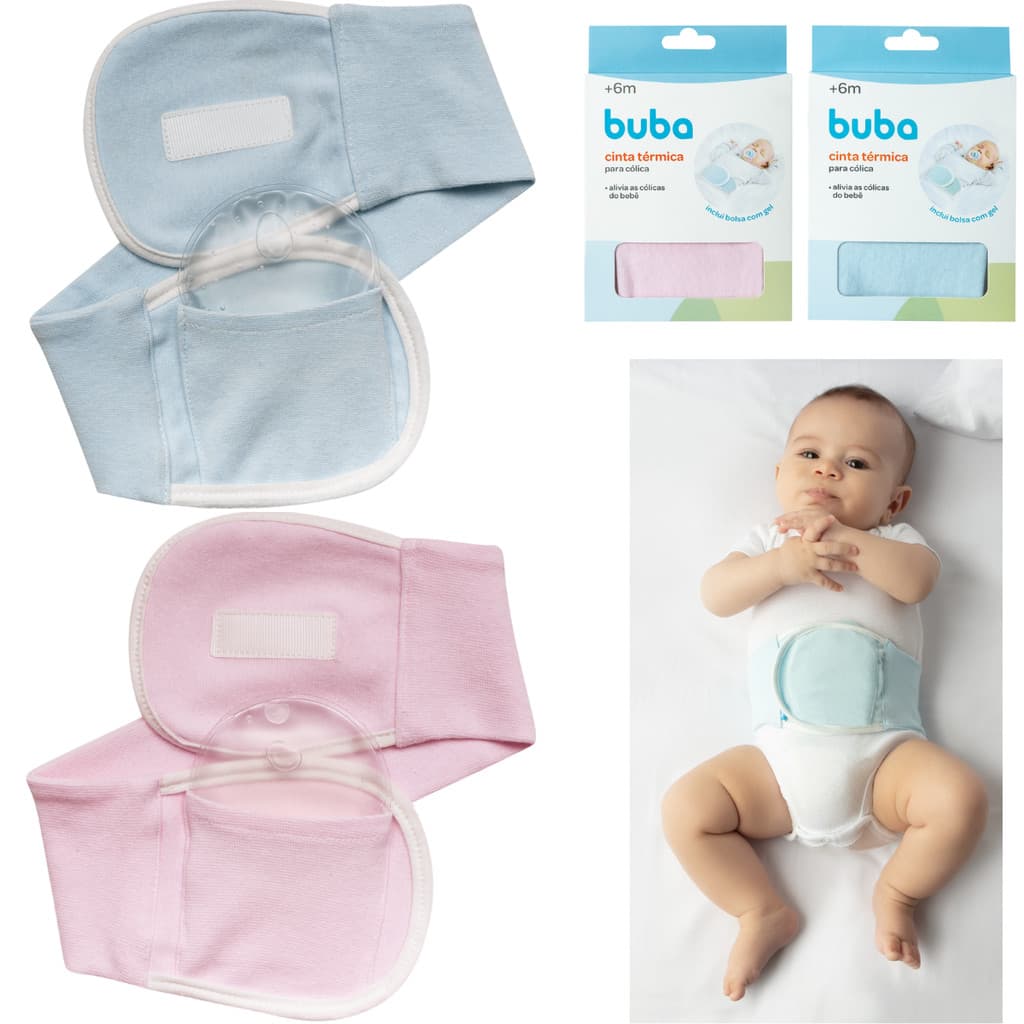 Cinta Térmica Para bebe com Bolsa Gel Buba Baby