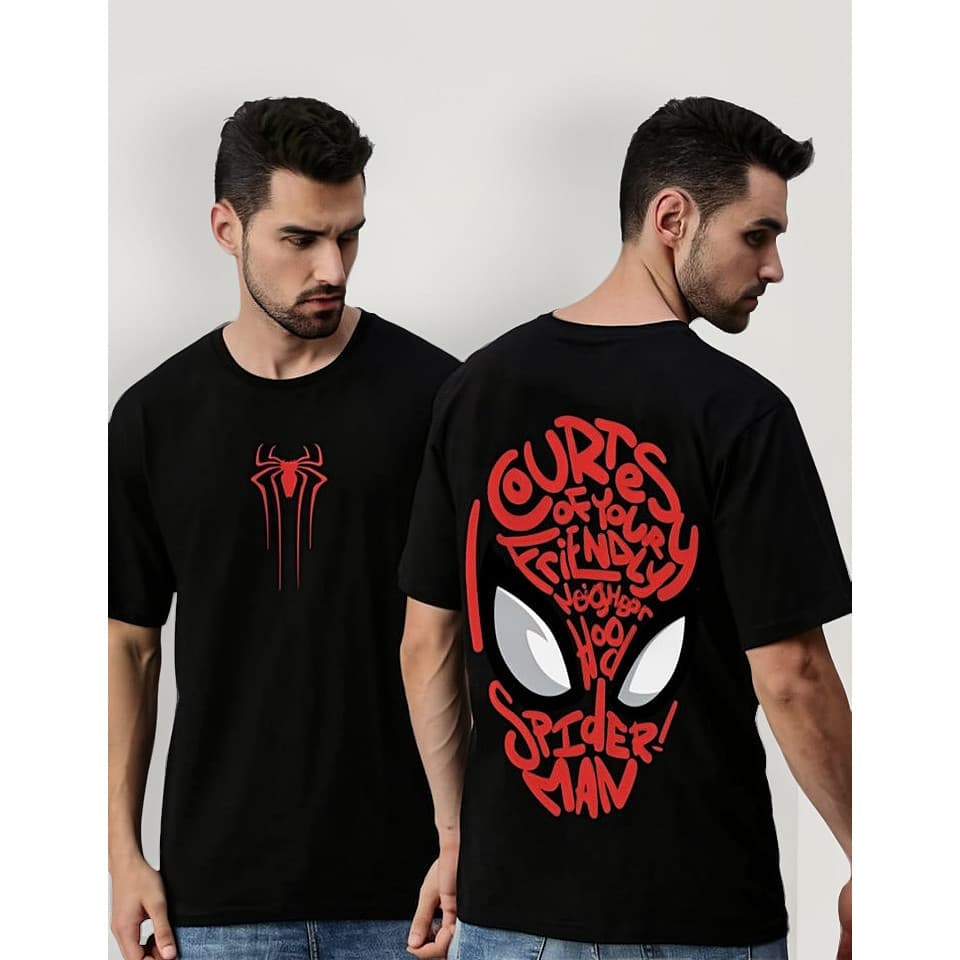 Camiseta Básica Aranha Heroi Logo Spider Men Marvel Homem Filme