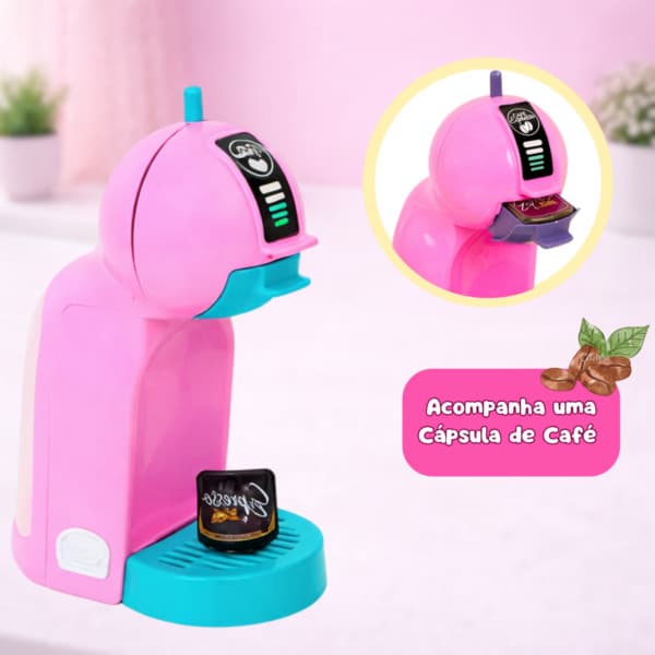 MEP Cafeteira Infantil Xicaras para Café Brinquedo Kit Cozinha Infantil