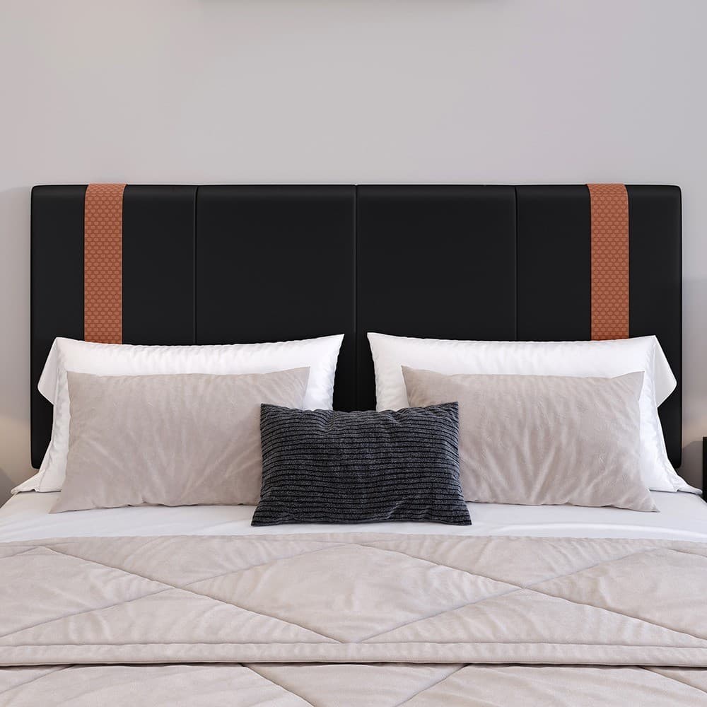 Cabeceira Parisi Modulada almofadada Suede 1.40 painel quarto de parede