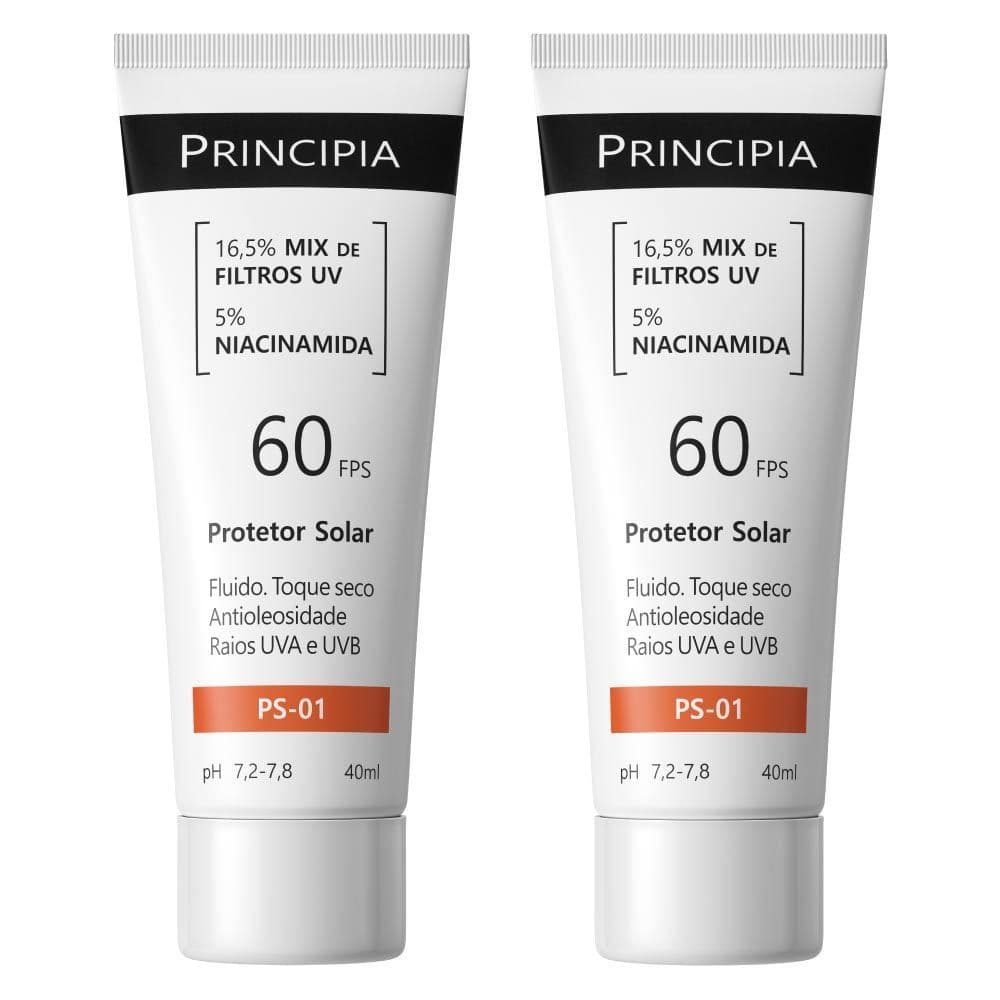 Principia Kit - 2 Protetores Solares Facial - PS-01 FPS 60