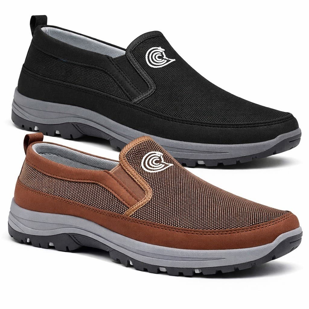 Kit 2 em 1 Sapatenis Mocassim Masculino Estilo Livre Conforto Extremo Para Todo Momento